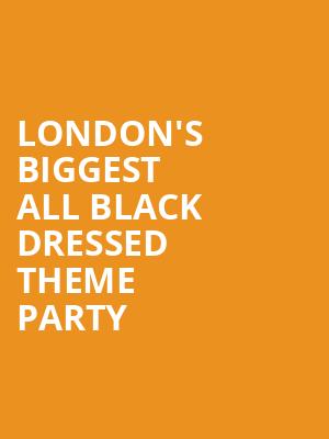 London's Biggest all Black Dressed Theme Party at O2 Academy Islington